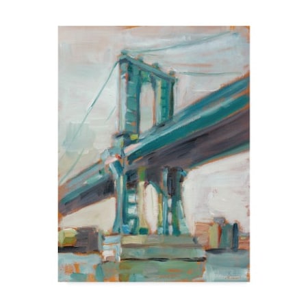 Ethan Harper 'Contemporary Bridge I' Canvas Art,14x19